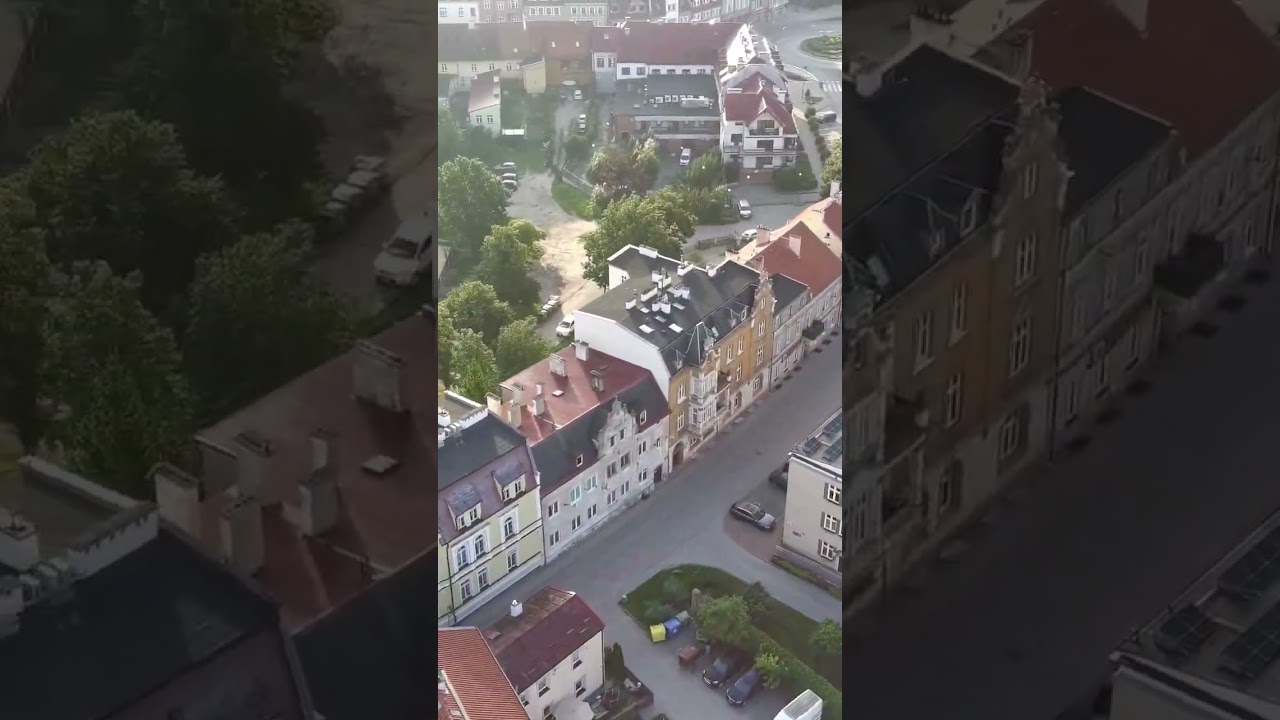 🏛️🚁 Centrum Kętrzyna z lotu ptaka!