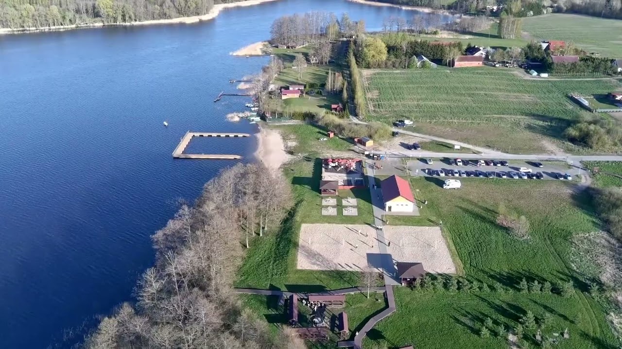🌊🚁 Jezioro Mój z lotu ptaka – spokojny zakątek Mazur tuż obok Kętrzyna